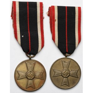 Niemcy, III Rzesza, Medal Zasługi Wojennej 1939 - zestaw (2szt)