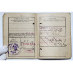 II RP, Książeczka Wojskowa i fotografia - Szwadron Zapasowy Taborów w Kronowie