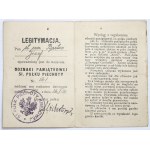 Odznaka, 51 Pułk Piechoty Strzelców Kresowych + LEGITYMACJA