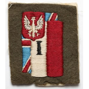 PSZnZ, Naszywka, I Korpus Polski w Wielkiej Brytanii