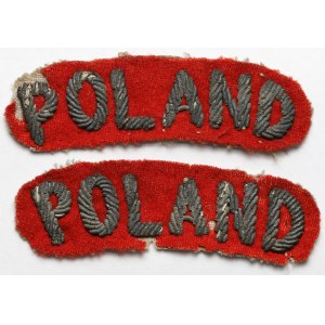 PSZnZ, Naszywki POLAND - zestaw (2szt)