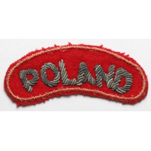 PSZnZ, Naszywka POLAND - b.ładna