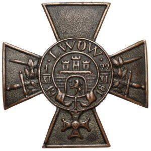 Odznaka, Krzyż Obrony Lwowa z MIECZAMI [120]