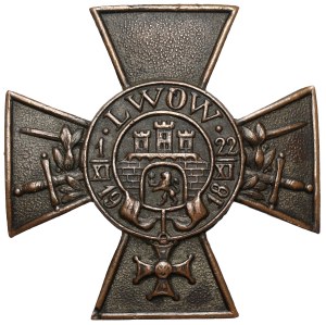 Odznaka, Krzyż Obrony Lwowa z MIECZAMI [120]