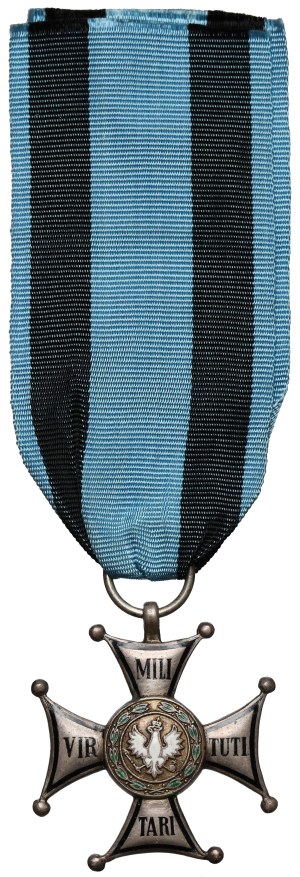 Wtórnik Orderu Virtuti Militari kl.V - w srebrze, Knedler z okresu międzywojennego