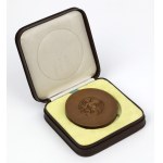 Medal 1965, 50-lat ruchu filatelistycznego w Warszawie - w pudełku