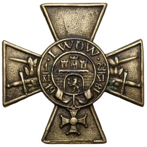 Odznaka, Krzyż Obrony Lwowa z MIECZAMI [855]