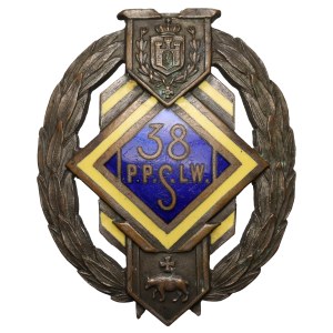 Odznaka, 38 Pułk Piechoty Strzelców Lwowskich [M]