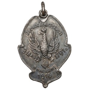 Medal, Obchody Konstytucji 3 Maja - Warszawa, 1916