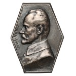 II RP, Przypinka okolicznościowa - Józef Haller - w SREBRZE