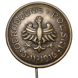 Przypinka, Odrodzenie Polski - 5.11.1916