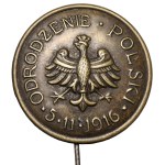 Przypinka, Odrodzenie Polski - 5.11.1916