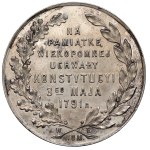 Medalik SREBRO 125 rocznica Uchwalenia Konstytucji 3 Maja 1916