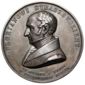 Medal SREBRO Florian Straszewski... Senat i Lud Krakowski 1838