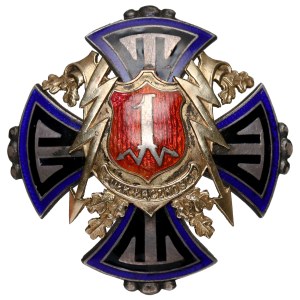 Odznaka, 1 Pułk Łączności - wz.2 [135]