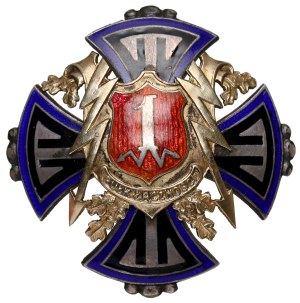Odznaka, 1 Pułk Łączności - wz.2 [135]