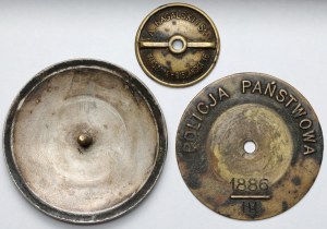 Odznaka, Służbowy Znaczek Ewidencyjny [1886]