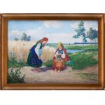 Emil Lindeman (1864 Warsaw – 1945 Ozorków near Łódź), Preparations for Midsummer Night