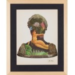 Jiří Kolář (1914 Protivín – 2002 Praha), „Verde – Hommage à Rousseau“ („Tráva“), 1977