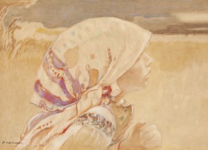 Apoloniusz Kędzierski (1861 Suchedniów - 1939 Warszawa), Dziewczyna w chuście