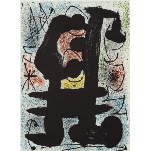 Joan Miró (1893 Barcelona – 1983 Palma de Mallorca), Work from the series L'Oiseau solaire, 1967