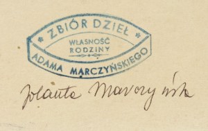 Adam Marczyński (1908 Kraków - 1985 Kraków), „Szklana góra” Bronisławy Ostrowskiej, ilustracja do baśni ze zbioru „Woda żywa”, 1958