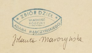 Adam Marczyński (1908 Kraków - 1985 Kraków), „Sobotnia góra”, ilustracja do baśni ze zbioru „Woda żywa”, 1958