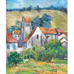 Jeanne BESNARD-FORTIN (1892–1978), Landscape from the South of France