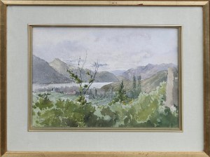 Henri Joseph HARPIGNIES (1819-1916)?, Widok z Prowansji, 1899