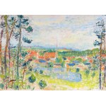 Józef SKROBIŃSKI (1910–1979), View of a Small Town, ca. 1950