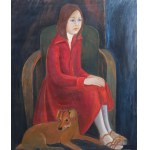 Lidia KAWULOK, Portrait of a Lady with a Dog