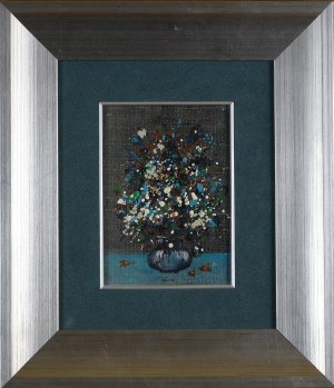 Zbigniew WASZCZENIUK (ur. 1949), Bukiet kwiatów, 1992
