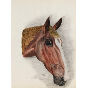 Therese LUDWIG, Testa di cavallo, 1945