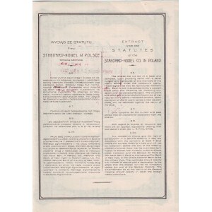 Standard-Nobel in Poland, Series V issue of 100 shares at 100 zł each from 1936.
