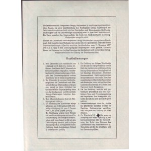 Gdańsk Land Bank, 500-mark mortgage bond from 1941