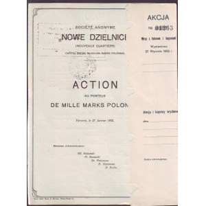 New Districts, a 1,000 Polish mark note from 1922.