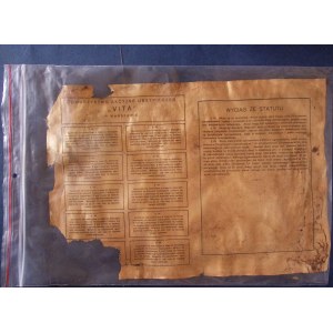 VITA, Tow. Ubezpieczeń, akcja II emisji na 100 zł, 1928 r.