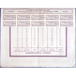 Kiev Tramways, 500-fr 4% bond, 1905