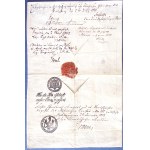 Morąg, Ziemstwo Wschodniopruskie, list zastawny na 300 talarów z 1825 r.
