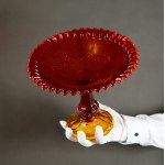 HSG Ząbkowice - "Falbanka" Platter - 1970s [flame-patterned]