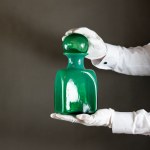 Barbara ŚWISTACKA - Krakow Glass Institute - Bottle - 1970s