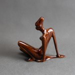 "Murzynka" ceramic figurine.