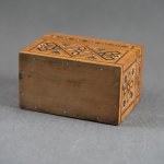 Hutsul card box. Hutsul region, early 20th century.