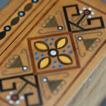 Hutsul card box. Hutsul region, early 20th century.