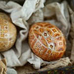 Hutsul Easter eggs. Hutsul Region, 1939. [one-of-a-kind]