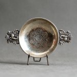 The Łopieński Brothers – "Syrenka" Pate – Warsaw, 1920s [silver, extremely rare]