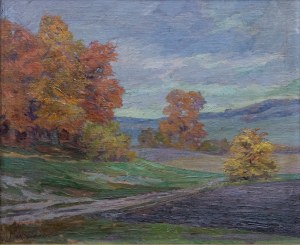 Walter Schölei (1891-1975) Pejzaż jesienny