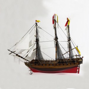 Drewniany model statku