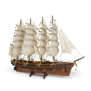 Holzmodell des Schiffes „Wenour“