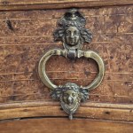 Monumental chest of drawers veneered in walnut and burl, Central Italy, 17th century